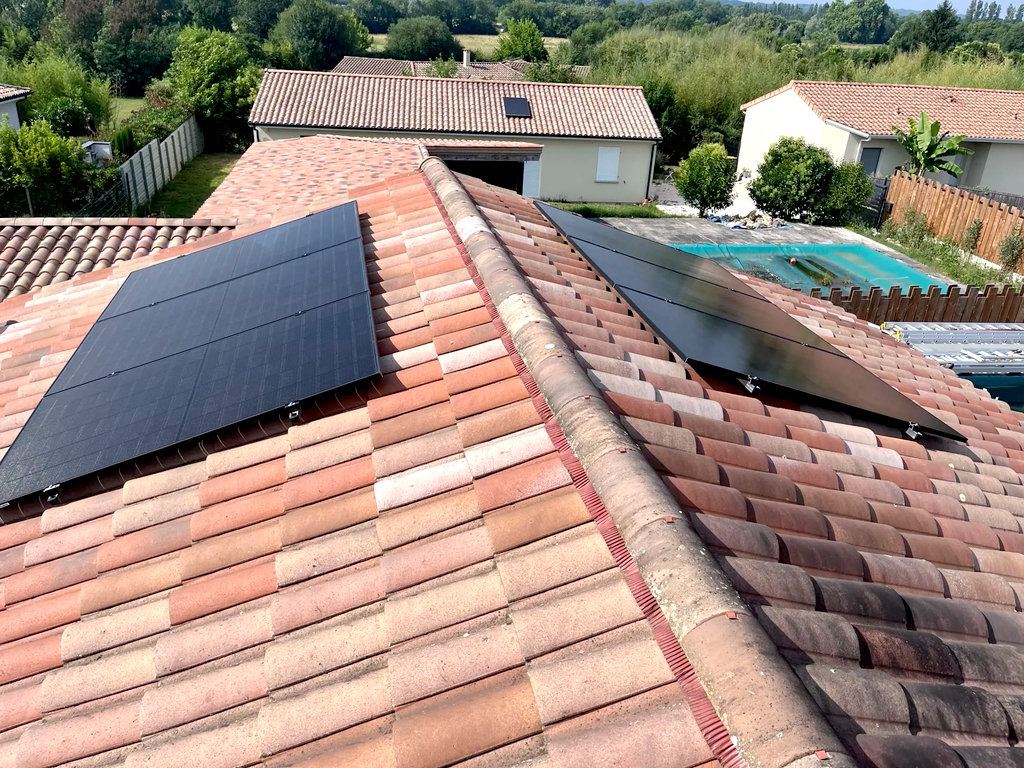 Installation de panneaux solaires